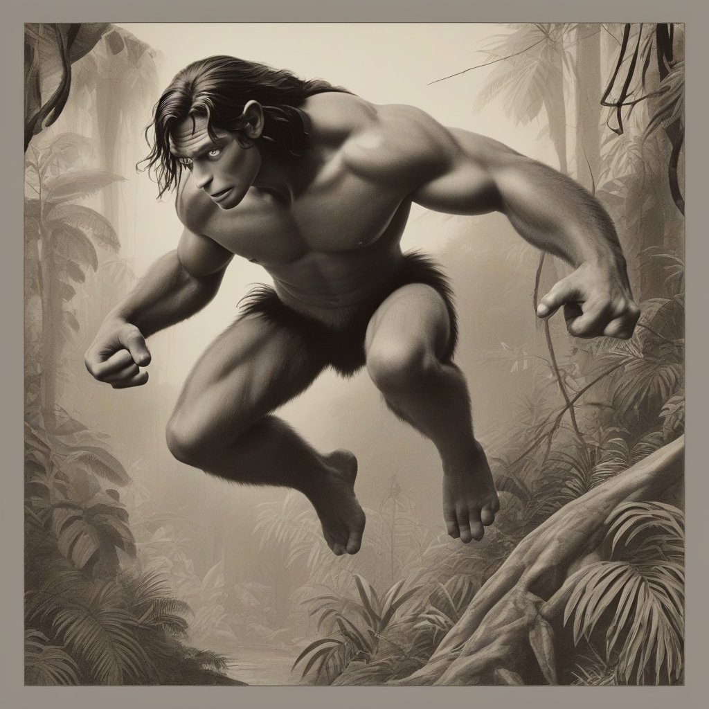 Création IA - Cadre Carré 40x40